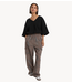 Alix The Label Broek ladies woven cargo pants animal