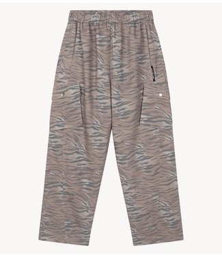 Alix The Label Broek ladies woven cargo pants animal