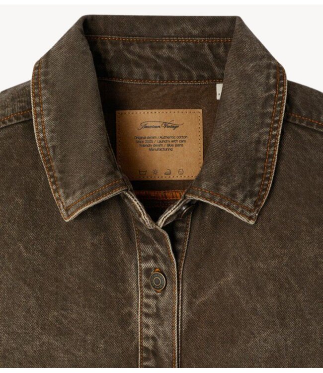American Vintage Blouse OSHOW STONE BROWN