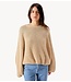 American Vintage Trui CYROW COL ROND BEIGE CLAIR CHINE