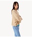 American Vintage Trui CYROW COL ROND BEIGE CLAIR CHINE