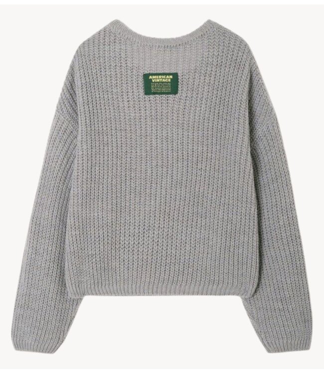 American Vintage Trui CYROW COL ROND OTARIE CLAIRE CHINE