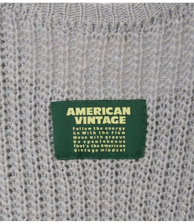 American Vintage Trui CYROW COL ROND OTARIE CLAIRE CHINE