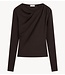 Azulae Top JILLA LONG-SLEEVE TOP BROWN