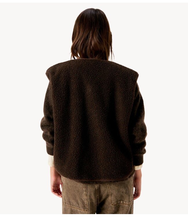 American Vintage Gilet HOKTOWN MARRONNIER CHINE