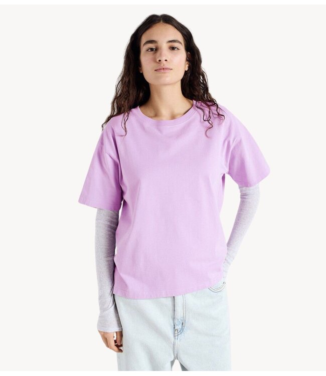American Vintage T-shirt Fizvalley parme vintage