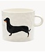 Anna+Nina Mok Dachshund Tea Mug Multicolour