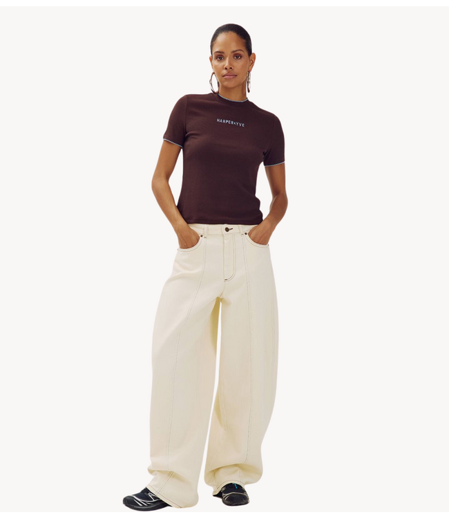 HARPER & YVE T-shirt CAMMY-SS Hot Fudge