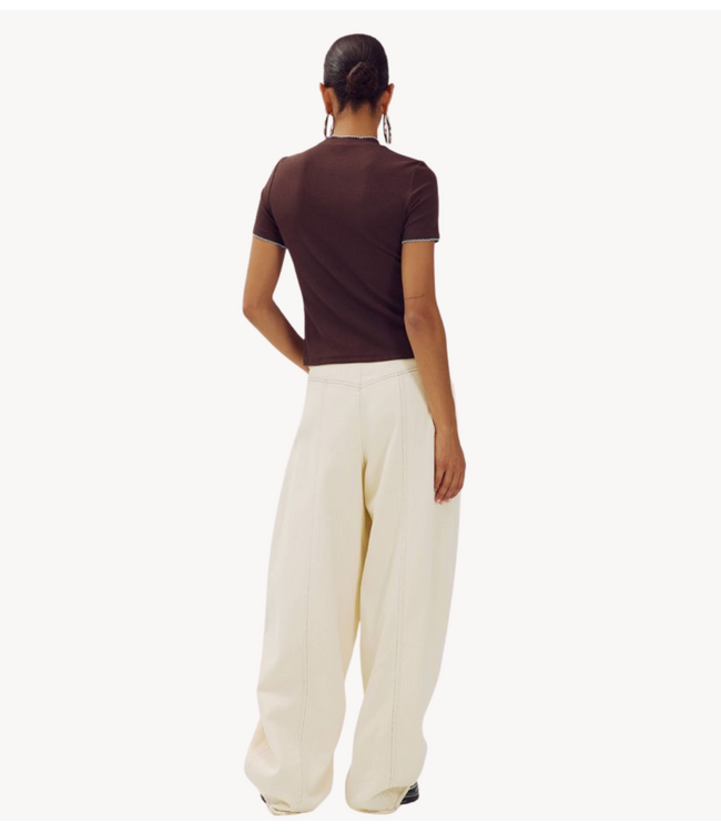 HARPER & YVE T-shirt CAMMY-SS Hot Fudge