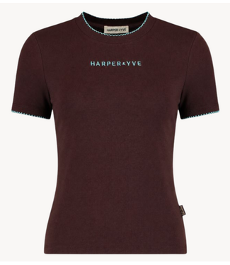 HARPER & YVE T-shirt CAMMY-SS Hot Fudge