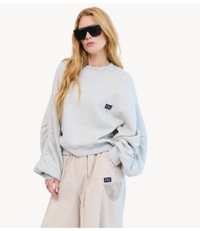 OU. Trui Sweater Amélie Grey Melange