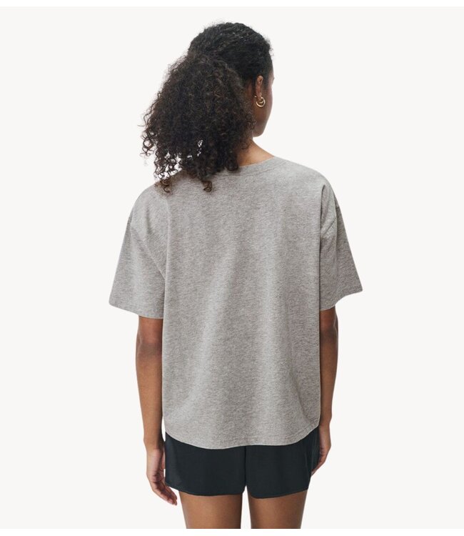 American Vintage T-shirt FIZVALLEY GRIS CHINE