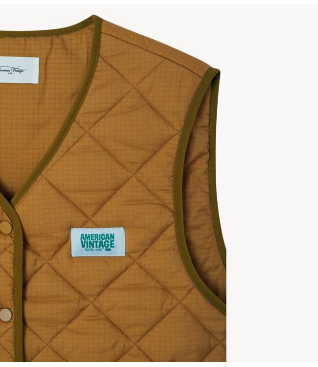 American Vintage Gilet YUPIBAM MACADAMIA
