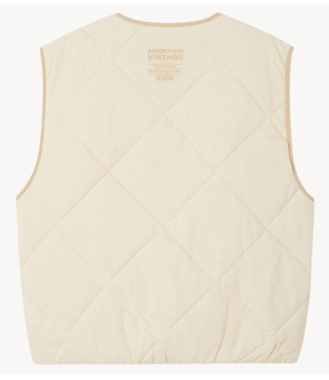 American Vintage Gilet YUPIBAM CREME