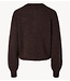 YAS Vest YASJOHI LS WOOL BLEND CARDIGAN S. NOOS Coffee Bean
