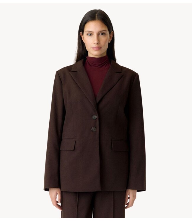 YAS Blazer YASRIU LS BLAZER S. NOOS Coffee Bean
