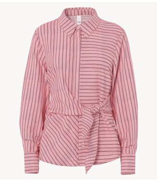 YAS Blouse YASRAYLY ESTA LS TIE SHIRT Cashmere Rose