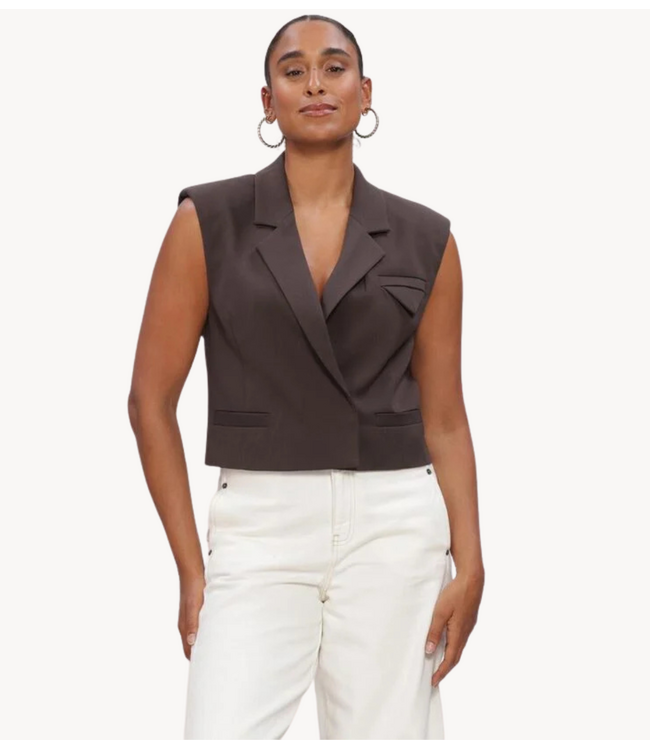 Copenhagen Muse Gilet CMTAILOR-SHORT-WAISTCOAT  NOOS Mulch