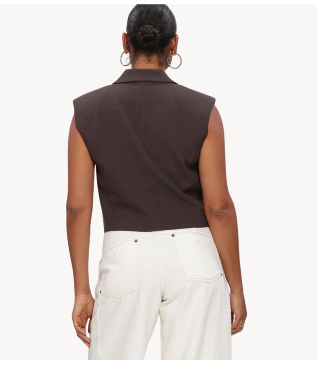 Copenhagen Muse Gilet CMTAILOR-SHORT-WAISTCOAT  NOOS Mulch