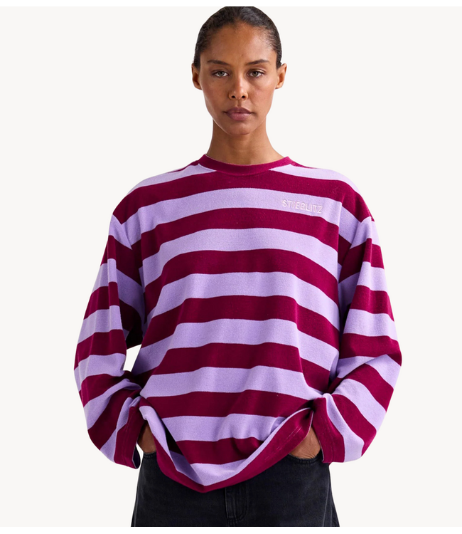 Stieglitz Shirt Sellie Terry Skate Longsleeve Purple