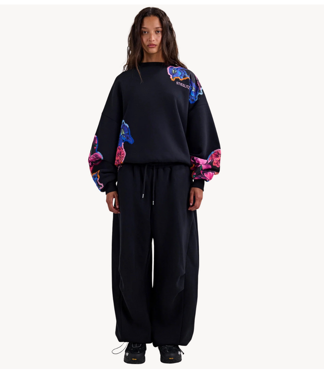 Stieglitz Trui Nero Oversized Sweater Black