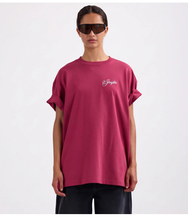 Stieglitz T-shirt Renzo Oversized T-shirt Red