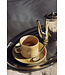 HKLIVING Mok en schotel chef ceramics rustic cream/brown