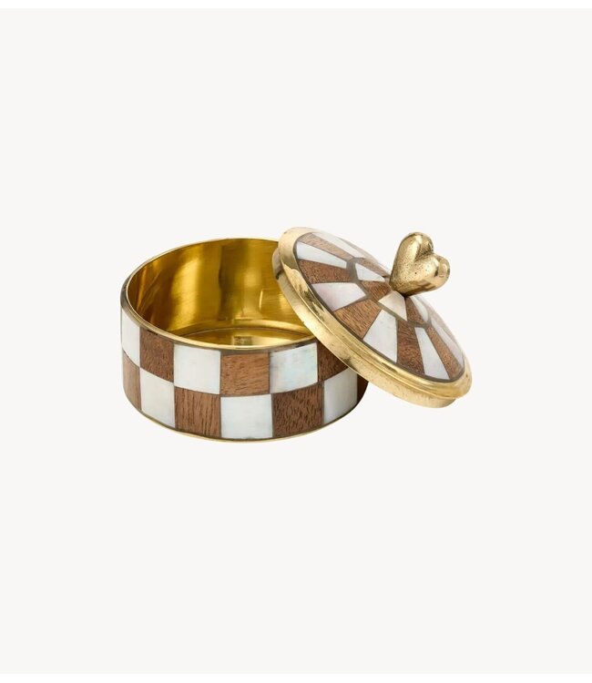 Doing Goods Doosje Heart Circus Box Medium Woody