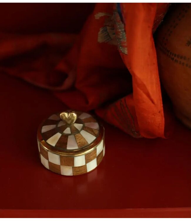 Doing Goods Doosje Heart Circus Box Medium Woody