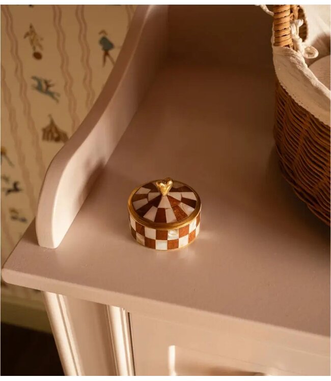 Doing Goods Doosje Heart Circus Box Medium Woody