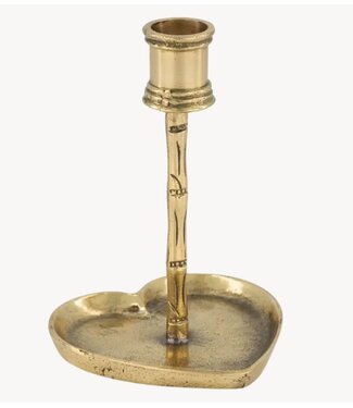 Doing Goods Kandelaar Bodhi Bamboo Heart Candle Holder