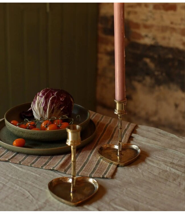 Doing Goods Kandelaar Bodhi Bamboo Heart Candle Holder