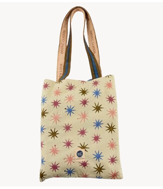 Doing Goods Tafelkleed/tas Noa Star Table Throw in Tote Bag