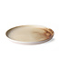 HKLIVING Dinerbord Chef ceramics dinner plate rustic cream/brown