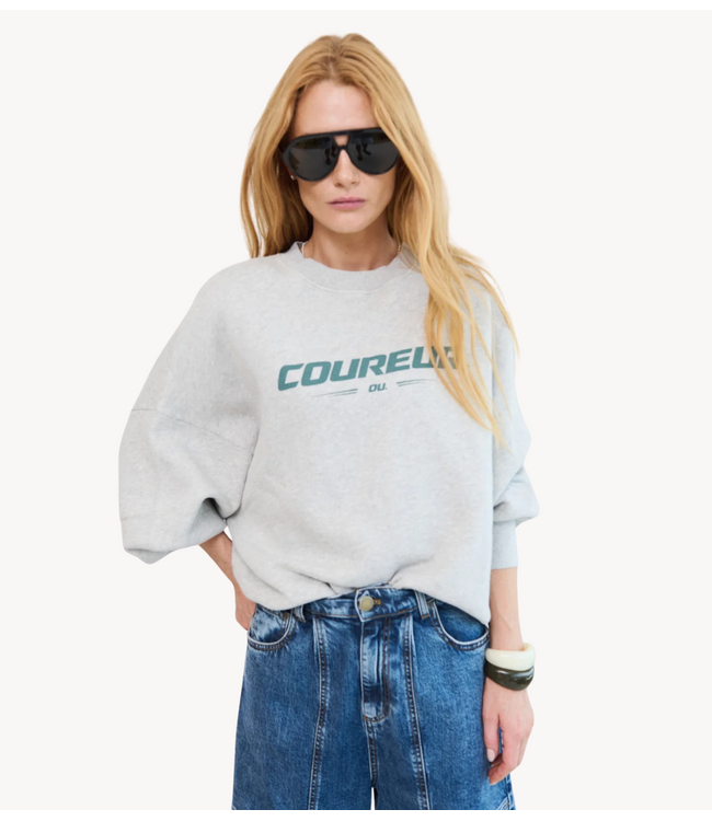 OU. Trui Sweater Rue de Buci Coureur Grey Melange