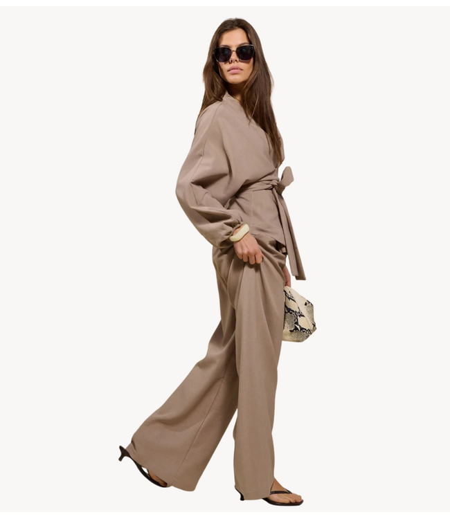 OU. Broek Pants Rue de la Folie Beige