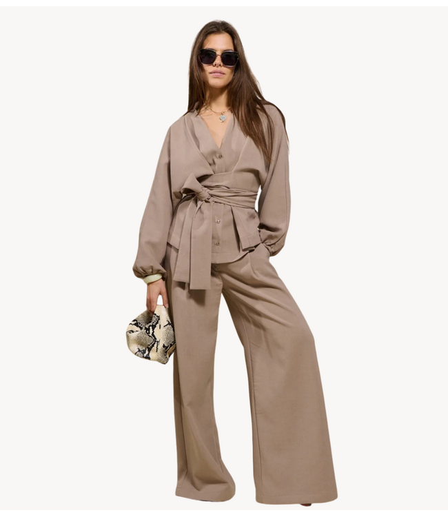 OU. Top Top Rue de la Folie Beige