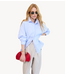 OU. Top Blouse Rue Perronet Bleu