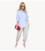 OU. Top Blouse Rue Perronet Bleu