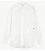 OLAF Blouse STRIPED OVERSIZED SHIRT OPTICAL WHITE