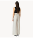 YAS Broek YASALIKKA HW BELTED PANT S. Pristine Melange