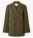 YAS Blazer YASLIKKA LS OVERSIZED BLAZER S. NOOS Dark Olive