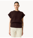 YAS Vest YASESLI SL WOOL BLEND KNIT VEST Coffee Bean