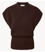 YAS Vest YASESLI SL WOOL BLEND KNIT VEST Coffee Bean
