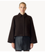 YAS Vest YASHERLA LS SHORT JACKET NOOS Coffee Bean
