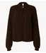 YAS Vest YASENYA LS KNIT CARDIGAN S. Coffee Bean