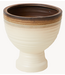 HKLIVING Stoneware plantenpot vanilla