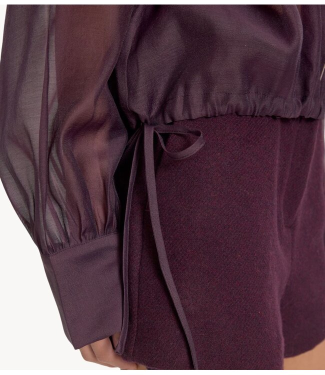 EDITED Blouse Ottilia Blouse Plum Perfect