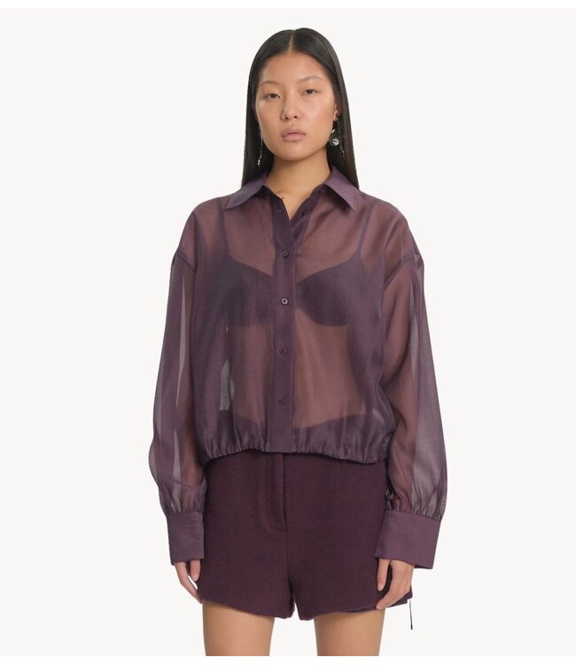 EDITED Blouse Ottilia Blouse Plum Perfect