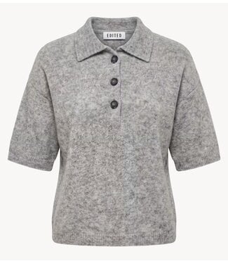 EDITED Trui Callie Polo Shirt Light grey